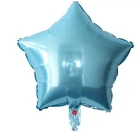 Фольгированный шар звезда 18"(45 см) голубая