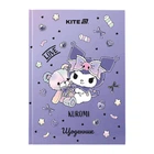 Щоденник шкільний Kite Kuromi "Кошенятно Куромі" 16.5х23 см т/обкладинка фіолетовий (HK25-262-4)