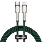 Кабель Baseus Cafule Series Metal Data Cable Type-C to iP PD 20W 1m Green (CATLJK-A06)