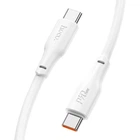 Кабель HOCO X93 Type-C to Type-C 100W, 2m, TPE, TPE connectors, White (6931474790729)