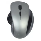 Бездротова оптична миша Gembird MUSW-6B-02-BG, 1600 DPI, 6 кнопок, живлення від батарейки, чорний із сірим корпусом