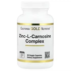 Комплекс цинк-L-карнозину, California Gold Nutrition, 90 вегетаріанських капсул