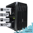 Рабочая станция PowerUp #309 Xeon E5 2680 v4 / 64GB / HDD 2TB / SSD 1TB / NVIDIA Quadro P5000 16GB специализированная вычислительная графическая система для архитекторов и инженеров