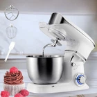 Кухонный тестомес Hoffmans HM-8080 многофункциональный с 3 насадками планетарный миксер 1200W Белый