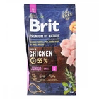 Сухой корм Brit Premium Junior S для щенков и молодых собак мелких пород со вкусом курицы