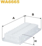Фільтр повітряний WIX Filters Daihatsu Charade II, Subaru Trezia, Toyota Verso-S, Yaris II, Yaris III, Yaris/Yaris Verso (WA6665)