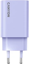 Мережевий зарядний пристрій Canyon OnCharge 30CL 1xPD Type-C 30W Purple (CNE-CHA30CLPU)
