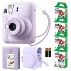 Подарочный набор Fujifilm Instax Mini 12 Lilac Purple: Камера + Чехол + Ремешок + Фотоальбом на 64 фото + Фотопленка 40 шт + Подарочная упаковка