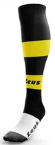 Футбольные гетры мужские Zeus Calza Parma 40-46 чорний, жовтий, білий Z00514