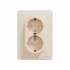 Розетка 2-а з/заз з/шт Sedna Design бежевый SDD312221 Schneider Electric