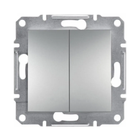 Выключатель 2-й Asfora алюминий EPH0300161 Schneider Electric