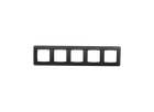 Рамка 5-местная горизонтальная Sedna Design черный SDD314805 Schneider Electric