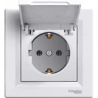 Розетка с ж/к и крышкой Asfora белый EPH3100121 Schneider Electric
