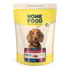 Беззерновой гипоаллергенный сухой корм Home Food для взрослых собак малых пород Утка и индейка