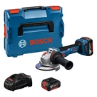 Аккумуляторная бесщеточная угловая шлифмашина Bosch GWS 18V-11S (06019N4002) (2 акку 5Ач и ЗУ L-Boxx)