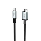 Кабель HOCO US10 Excellent Speed, USB Type-C – Micro USB 3.0, 0.5 м, для зарядки и передачи данных, черный