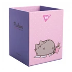 Стакан для ручек Yes Pusheen "Котёнок" картонный квадратный розовый (708333)