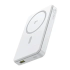 Портативная батарея Baseus Airpow Ⅱ Qi2 22,5W 10000mAh, безпроводная зарядка+кабель (Type-C), павербанк белый (P10080000213-00)