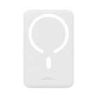 Портативна батарея Baseus Magnetic Mini Wireless 20W 20000mAh, бездротова зарядка, павербанк білий (PPCX150002)