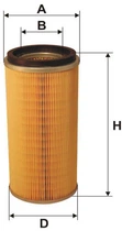 Фільтр повітряний WIX Filters WA6135 (323249)