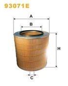Фільтр повітря Volvo N 12, NL, Volvo Bus 8000, 9000, B 10, B 12, B 7 Wix Filters (93071E) WIX Filters (93071E)