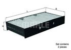 Фильтр салона Knecht/MAHLE (LAK878/S)