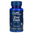 Цинк Life Exstension Zinc Caps, 50 mg, 90 капс.