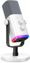 Микрофон студийный/ для стриминга, подкастов Fifine AmpliGame AM8W White