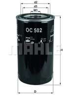 Масляный фильтр MAHLE / KNECHT OC502 2992242, 4899566, 4C459N074AA