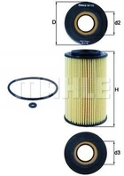 Масляный фильтр MAHLE / KNECHT OX773D Hyundai Sonata, IX55; KIA Carnival 263203C100, S263203C100