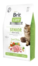 Сухий корм для кішок Brit Care Cat GF Senior Weight Control для літніх з надмірною вагою з куркою