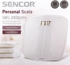 Весы напольные, белые - Sencor SBS 2405WH (1268840-27062596)