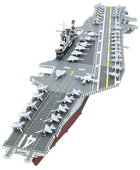Металевий 3D конструктор "Американський авіаносець USS Midway", Metal Earth, PS2003