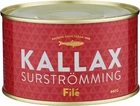Сюрстремминг Surstromming Kallax File 440г банка (филе ферментированной сельди Surströmming сюрстреминг) (22270)