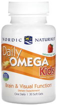 Жирні кислоти для дітей від 3 років Nordic Naturals Daily Omega Kids 30 софтгель