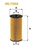 Фільтр оливи Wix Filters (WL7568) - (Dacia Duster II,Sandero, Mercedes-Benz A (W177), B (W247), Citan, CLA (W118) Renault Duster WIX Filters (WL7568)