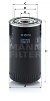 Фільтр масляний MANN W95039 15208LA40B, 15208LA40A