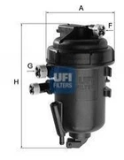 Топливный фильтр UFI 5511200 Fiat Doblo 51738508