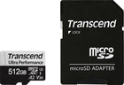 Карта пам'яті Transcend 512GB microSDXC class 10 UHS-I U3 A2 (TS512GUSD340S)