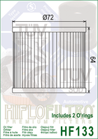 Фильтр масляный Hiflo Filtro HF133 (Bimota, Suzuki)