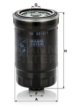 Топливный фильтр MANN-FILTER (WK8019/1)