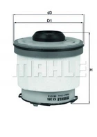 Паливний фільтр MAHLE / KNECHT KX385D 1725552, 493866, AB399176AC
