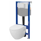Комплект инсталляция Cersanit Aqua 50 QF + унитаз Cersanit Moduo Plus CleanOn с сиденьем Slim WRAP duraplast Soft Close S701-814