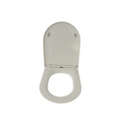 Сидіння для унітаза EUR TS-6545 дюропластове, Soft Close, метал.кріпл. 5090154