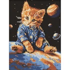 Алмазная мозаика "Звездный котик" ©art_selena_ua Идейка AMO8167, 30x40 см