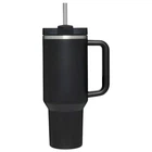 Термокружка Stanley Quencher H2.0 1200 мл Black нержавеющая сталь вакуумная
