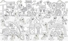 Шпалери-розмальовки Будиночки поні 60*100 C-100010