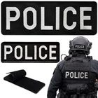 Набор шевронов 2 шт на липучке Police Полиция 9х25 см и 4,5х12,5 см, вышитый патч нашивка 4648842