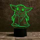 Сменная пластина для 3D светильников "Малыш Йода" 3DTOYSLAMP 4147251