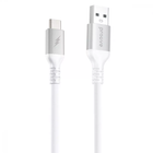 Кабель USB to Type-C Proove ReGen Silicone, 27W, 1м, силіконовий, екологічний, швидка зарядка White